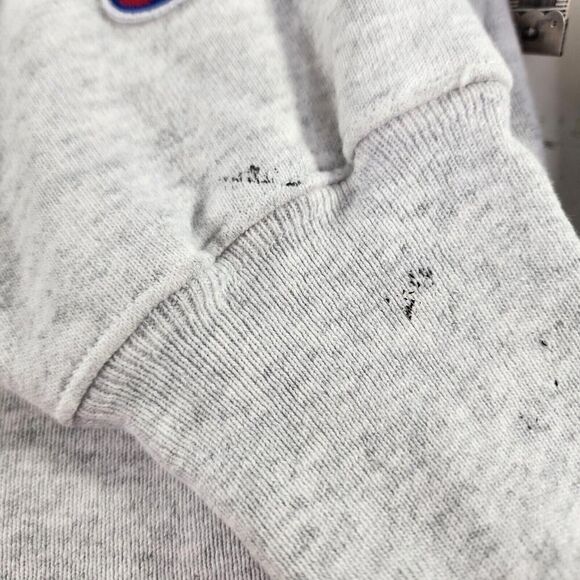 Champion Syracuse Drawstring Graphic Hoodie Size M Men's Light Gray Pullover - Picture 12 of 13